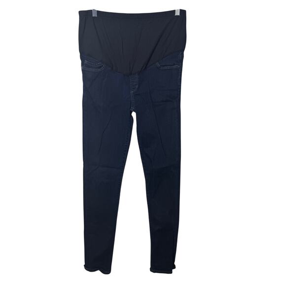 Citizens of Humanity Maternity Jeans 31 Belly Panel Skinny Dark Wash Stretch - Picture 1 of 12